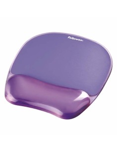 Alfombrilla Reposamuñecas Fellowes Gel Crystal/ 32 x 202 x 230 mm / Violeta - Imagen 1