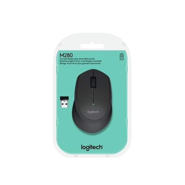 Ratón Ergonómico Inalámbrico Logitech M280/ Hasta 1000 DPI - Imagen 4
