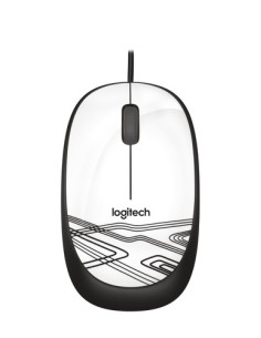 Ratón Logitech M105/ Hasta 1000 DPI/ Blanco - Imagen 1 2