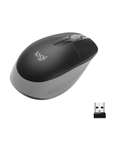 Ratón Inalámbrico Logitech M190/ Hasta 1000 DPI/ Gris Medio - Imagen 5