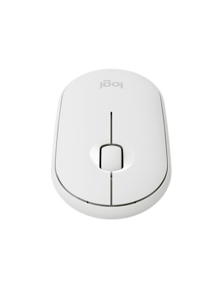 Ratón Inalámbrico por Bluetooth/ 2,4GHz Logitech Pebble M350/ Hasta 1000 DPI/ Blanco Crudo - Imagen 3