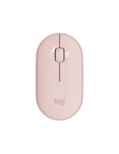 Ratón Inalámbrico por Bluetooth/ 2,4GHz Logitech Pebble M350/ Hasta 1000 DPI/ Rosa - Imagen 1