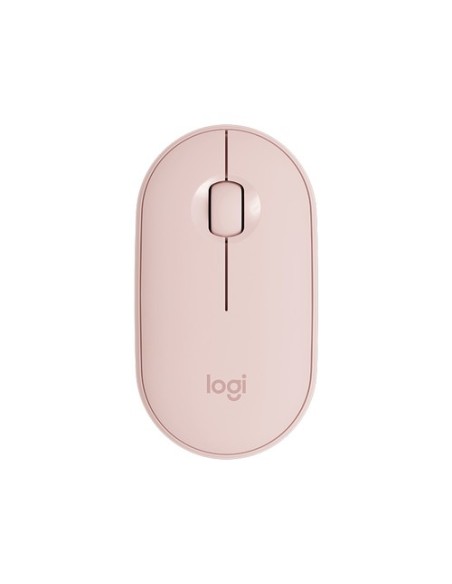 Ratón Inalámbrico por Bluetooth/ 2,4GHz Logitech Pebble M350/ Hasta 1000 DPI/ Rosa - Imagen 1