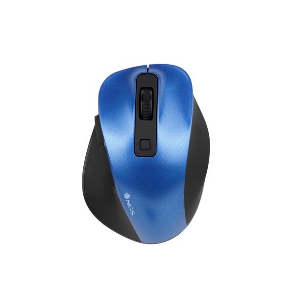 Ratón Mini Inalámbrico NGS Bow Mini/ Hasta 1600 DPI/ Azul - Imagen 1