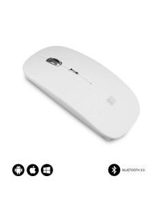 Ratón Inalámbrico por Bluetooth Subblim Flat/ Hasta 1600 DPI/ Blanco - Imagen 1
