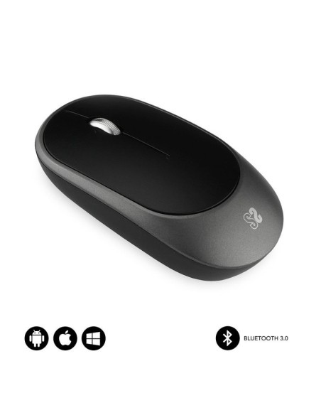 Ratón Inalámbrico por Bluetooth Subblim Smart/ Hasta 1600 DPI/ Negro Gris - Imagen 1