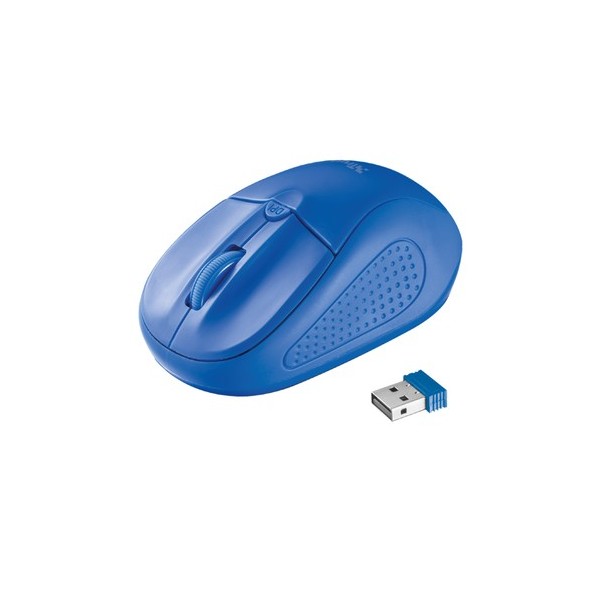 Ratón Inalámbrico Trust Primo/ Hasta 1600 DPI/ Azul - Imagen 1