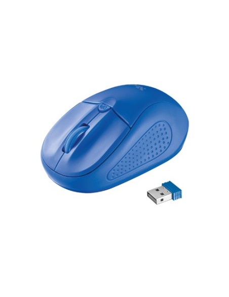 Ratón Inalámbrico Trust Primo/ Hasta 1600 DPI/ Azul - Imagen 1
