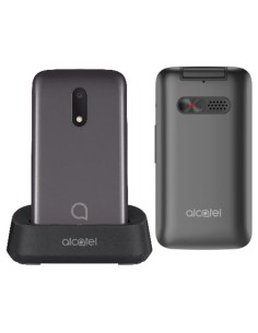 Teléfono Móvil Alcatel 30.26 para Personas Mayores/ Gris Metál - Imagen 1