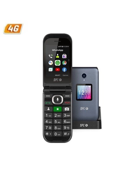 Teléfono Móvil SPC Jasper para Personas Mayores/ Negro - Imagen 1
