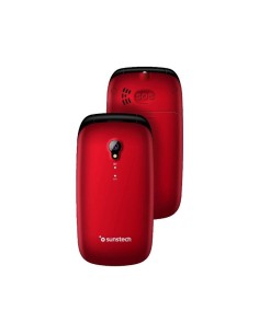 Teléfono Móvil Sunstech CELT17 para Personas Mayores/ Rojo - Imagen 1