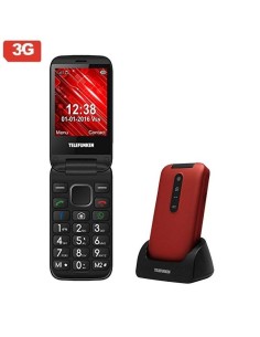Teléfono Móvil Telefunken TM 360 Cosi para Personas Mayores/ Rojo - Imagen 1