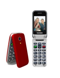 Teléfono Móvil Telefunken TM 210 para Personas Mayores/ Rojo Izy - Imagen 1