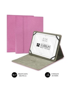 Funda Subblim Clever Stand para Tablets de 10.1'/ Rosa - Imagen 1
