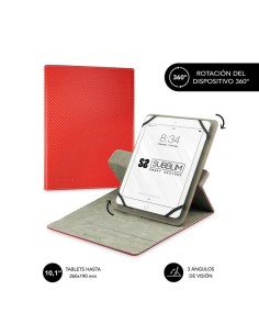 Funda Subblim Rotate 360º  para Tablets de 10.1'/ Roja - Imagen 1