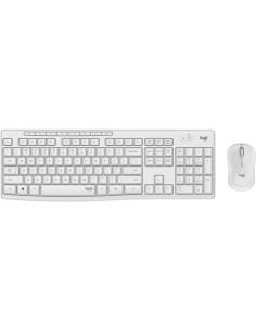 Teclado y Ratón Inalámbrico Logitech Silent Touch MK295/ Blanco - Imagen 1