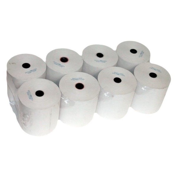 Rollo Papel Térmico 80x55x12 8U/ 80x55x12/ 8 unidades - Imagen 1