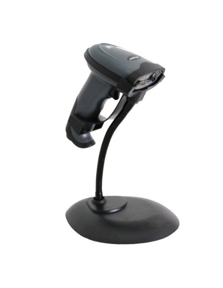 LECTOR DE CÓDIGOS DE BARRAS POSIFLEX LS-3000UN - 1D - LÁSER VISIBLE 650NM - INDICADOR LED Y TIMBRE - USB - CON PEANA