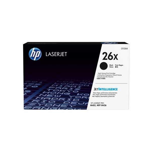 Tóner Original HP nº26X XL Alta Capacidad/ Negro - Imagen 1