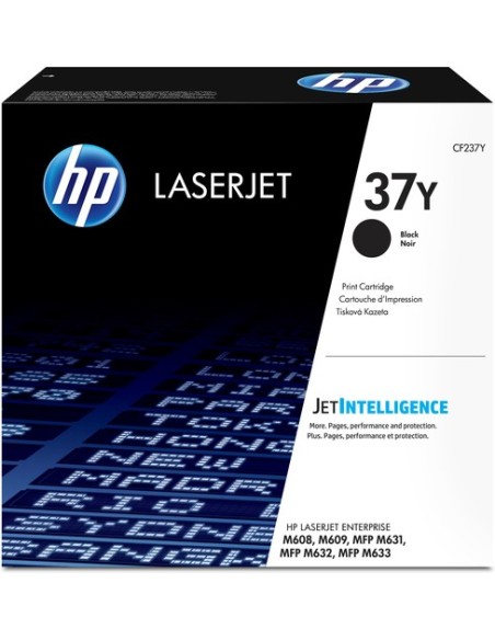 Tóner Original HP nº37Y XL Alta Capacidad/ Negro - Imagen 1