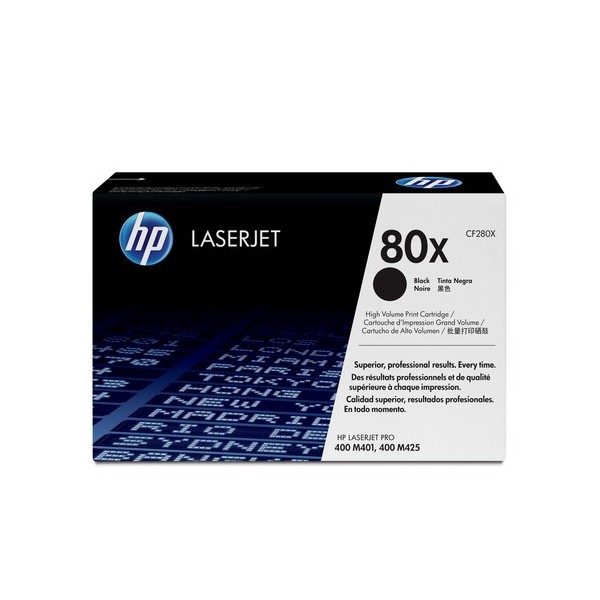 Tóner Original HP nº80X XL Alta Capacidad/ Negro - Imagen 1