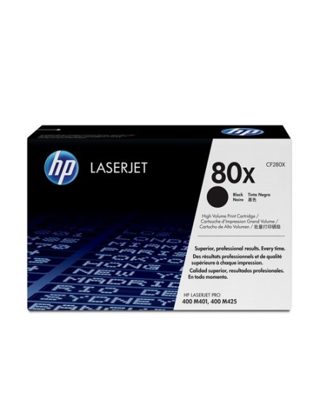 Tóner Original HP nº80X XL Alta Capacidad/ Negro - Imagen 1