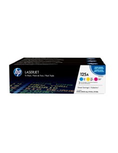 Tóner Original HP nº125A Multipack/ Cian/ Magenta/ Amarillo - Imagen 1