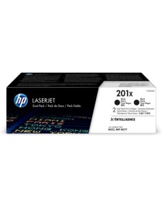 Tóner Original HP nº201X XL Alta Capacidad Multipack/ 2x Negro - Imagen 1