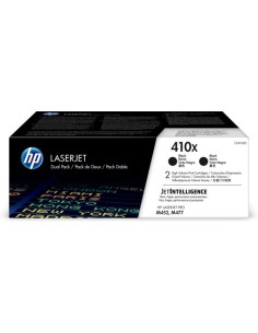 Tóner Original HP nº410X XL Alta Capacidad Multipack/ 2x Negro - Imagen 1