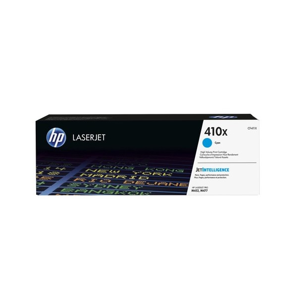 Tóner Original HP nº410X XL Alta Capacidad/ Cian - Imagen 1