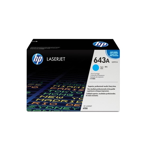 Tóner Original HP nº643A/ Cian - Imagen 1