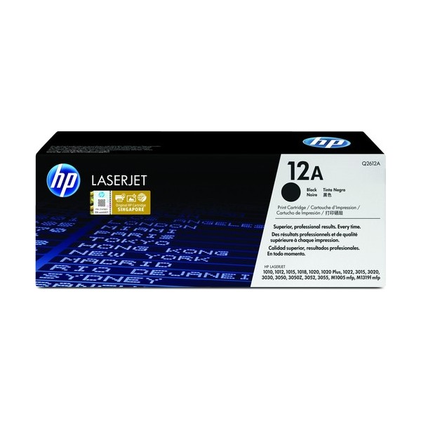 Tóner Original HP nº12A/ Negro - Imagen 1