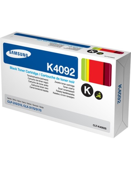 Tóner Original Samsung CLT-K4092S/ Negro - Imagen 1