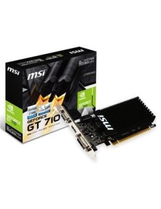 VGA MSI GT 710 2GB DDR3 LP PASIVA VGA HDMI DVI-D - Imagen 1