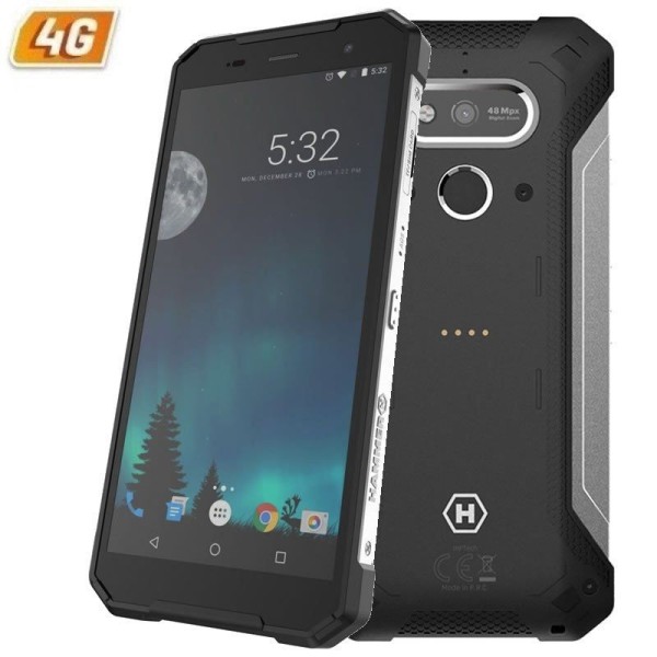 Smartphone Ruggerizado Hammer Explorer Pro 6GB/ 128GB/ 5.72'/ Negro Plata - Imagen 1