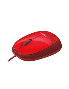 Ratón Logitech M105/ Hasta 1000 DPI/ Rojo - Imagen 1