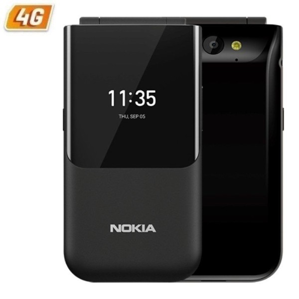 Teléfono Móvil Nokia 2720 Flip/ Negro Océano - Imagen 1