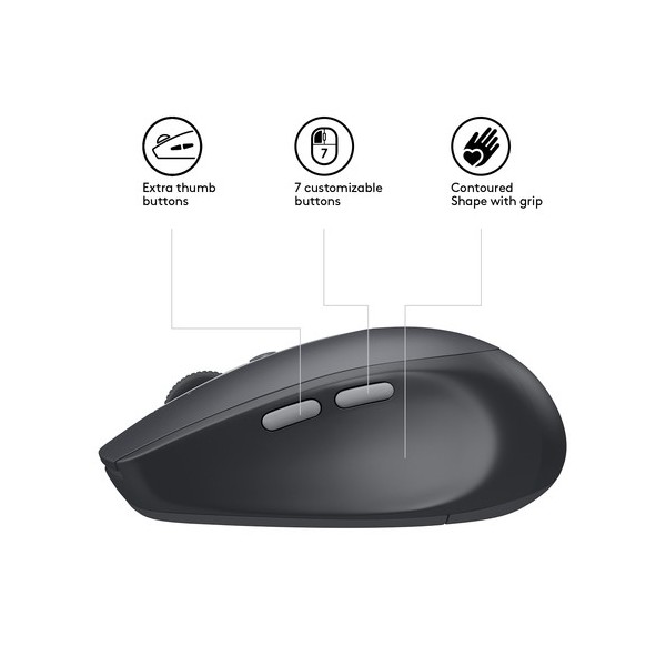Ratón Inalámbrico por Bluetooth/ 2,4GHz Logitech Silent M590/ Hasta 1000 DPI - Imagen 3