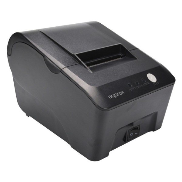 Impresora de Tickets Approx appPOS58MU/ Térmica/ Ancho papel 58mm/ USB/ Negra - Imagen 1