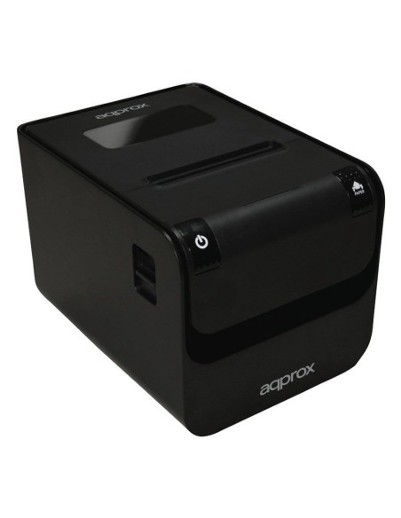 Impresora de Tickets Approx appPOS80AMUSE/ Térmica/ Ancho papel 80mm/ USB-RS232-Ethernet/ Negra - Imagen 1