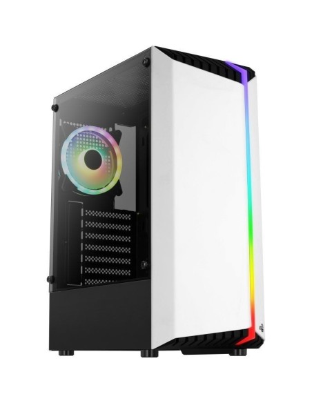 Caja Gaming Semitorre Aerocool Bionic V2 RGB/ Blanca - Imagen 1