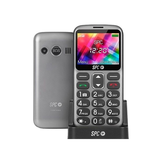 Teléfono Móvil SPC Fortune para Personas Mayores/ Negro - Imagen 1