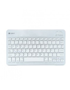 Teclado Compacto Inalámbrico por Bluetooth Subblim Smart/ Plata - Imagen 1