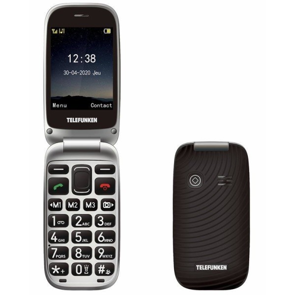 Teléfono Móvil Telefunken S540 para Personas Mayores/ Negro - Imagen 1