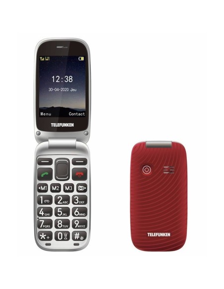 Teléfono Móvil Telefunken S540 para Personas Mayores/ Rojo - Imagen 1