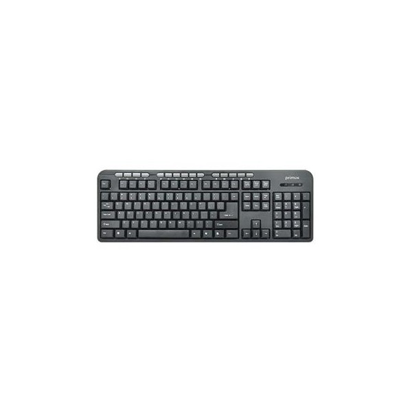 TECLADO MULTIMEDIA USB PRIMUX KM1 NEGRO - Imagen 1
