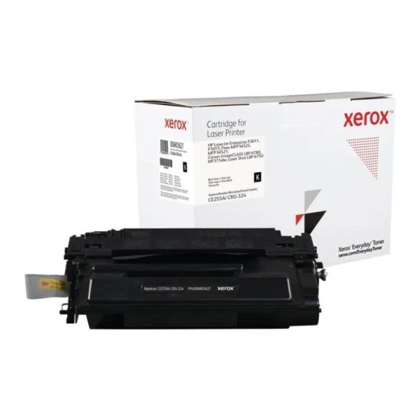 Tóner Xerox 006R03627 compatible con HP CE255A/CRG-324/ 6000 páginas/ Negro - Imagen 1