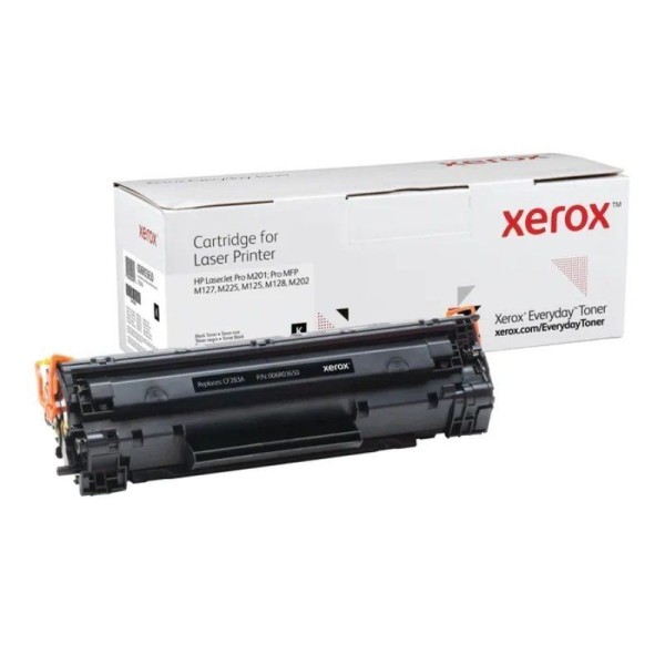 Tóner Xerox 006R03650 compatible con HP CF283A/ 1500 páginas/ Negro - Imagen 1