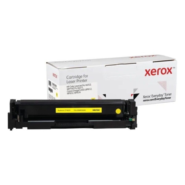 Tóner Xerox 006R03690 compatible con HP CF402A/CRG-045Y/ 1400 páginas/ Amarillo - Imagen 1