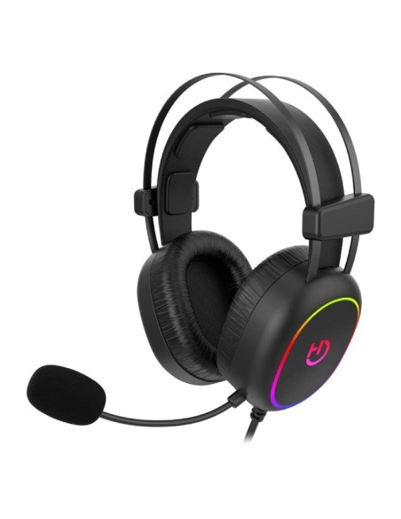 Auriculares Gaming con Micrófono Hiditec Erys ARGB/ Jack 3.5/ USB/ Negros - Imagen 1